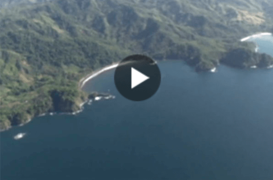 Thumbnail aerial of Costa Rica coastline